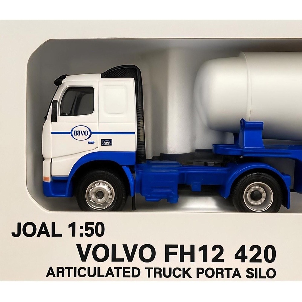 Joal 1:50 Volvo FH12 420 Cement Silo Transport Truck BMI Livery 350 Vintage